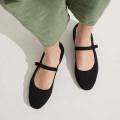 The Square Mary Jane - Black