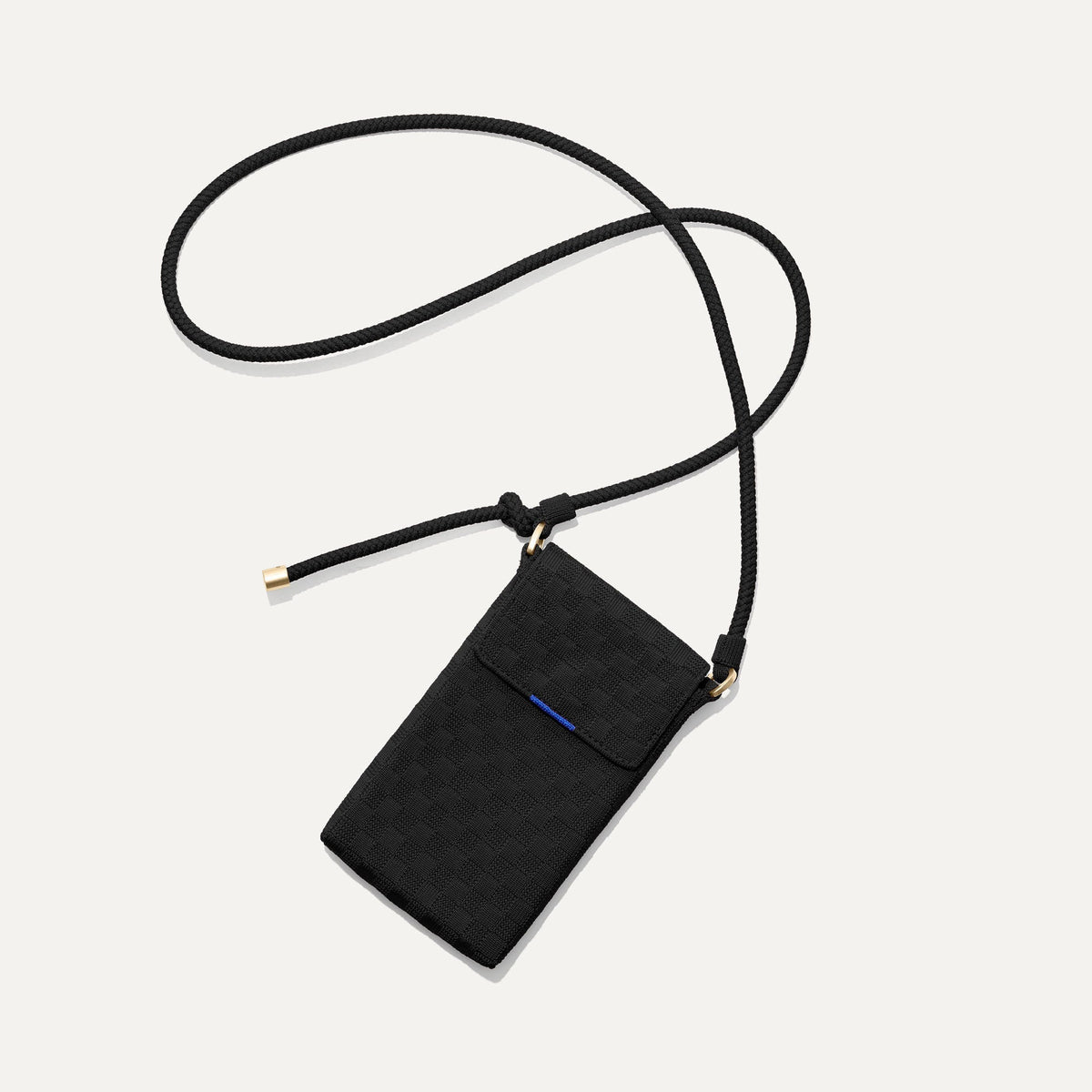 The Phone Crossbody - Black Sand